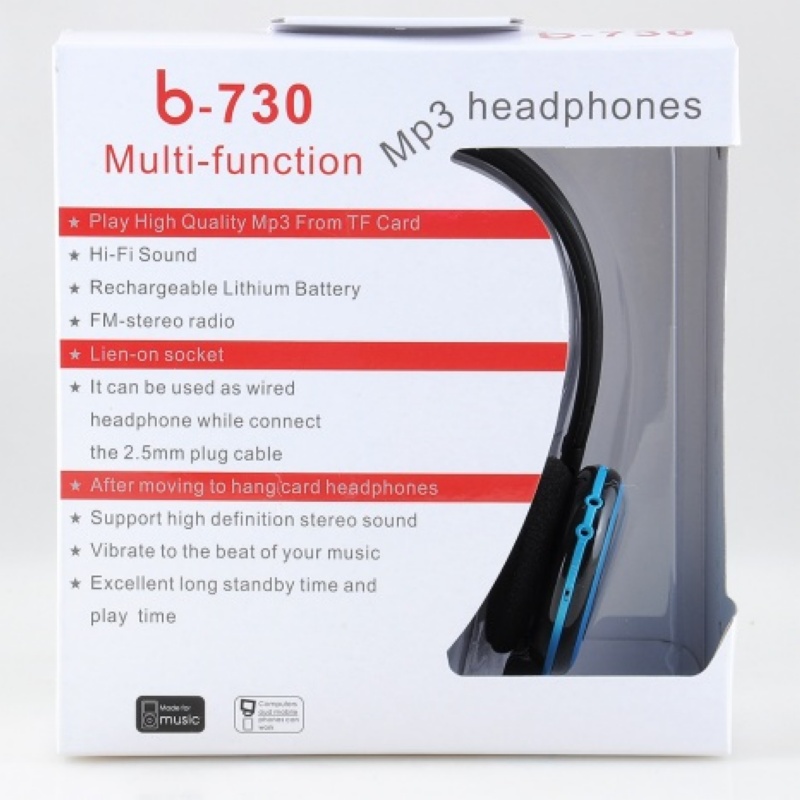 B-730 Multi-Function Kulaklık Mavi