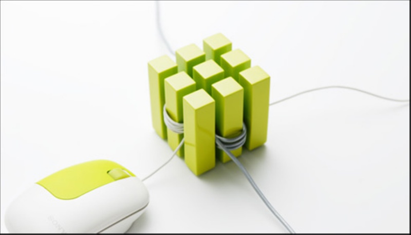 Çok Fonksiyonlu Kablo Toplayıcı Cube Cable Holder