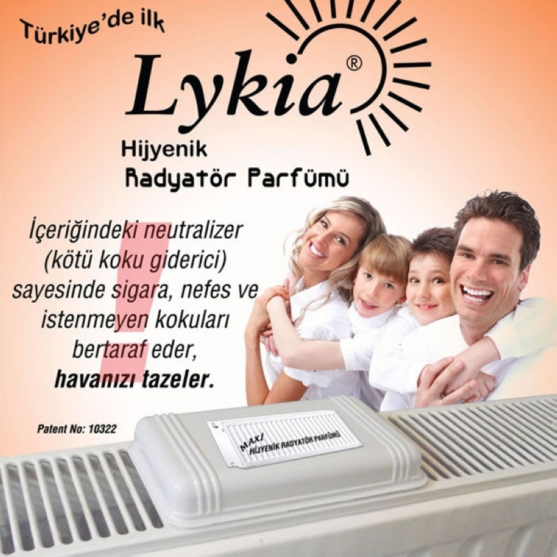 Lykia Mini Hijyenik Radyatör Parfümü