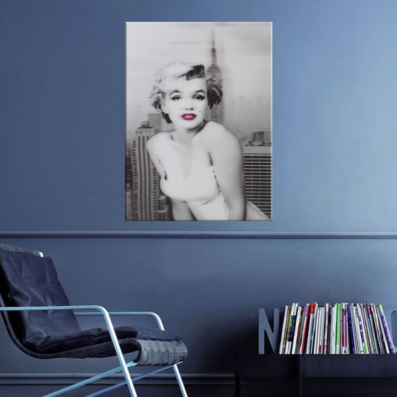 Marilyn Monroe 3D Ahşap Dekoratif Tablo (30X40 Cm)