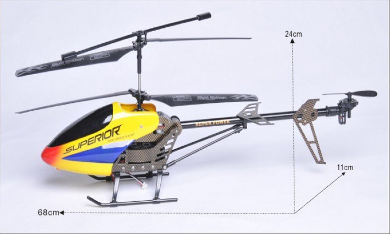 R106 58 Cm Gyro Kumandalı Rc Dev Helikopter