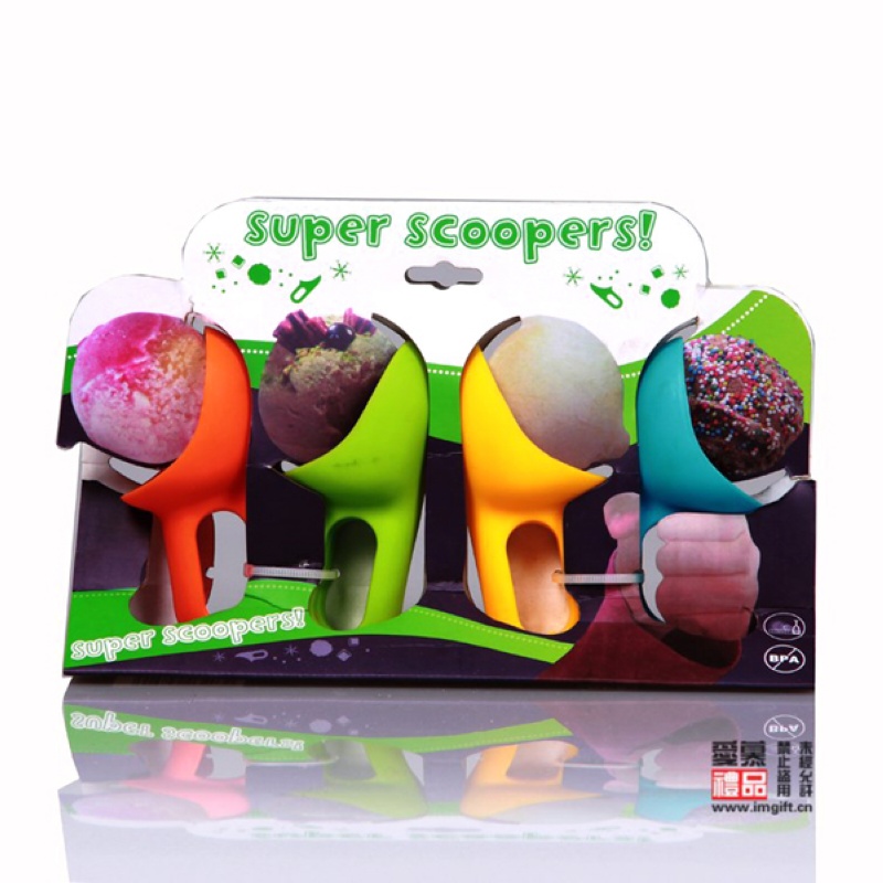 Süper Scoopers Dondurma Kaşığı 4 Adet