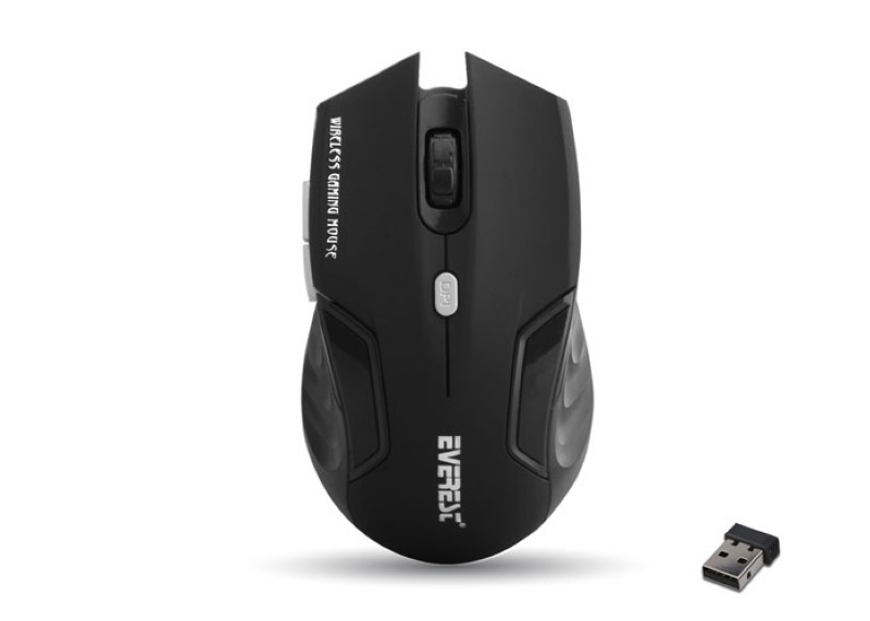 Everest Siyah 2.4 Ghz Optik Kablosuz Mouse