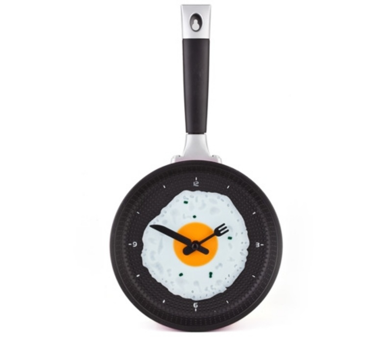 Tava Şeklinde Saat Clock Pan
