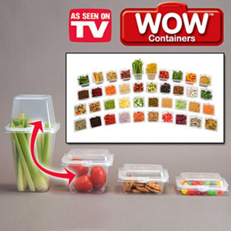 Tv Ürünü Wow Storage Containers 20 Parça Saklama Kabı Seti