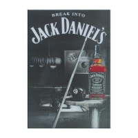 Jack Daniel's 3D Lüx Ahşap Dekoratif Tablo