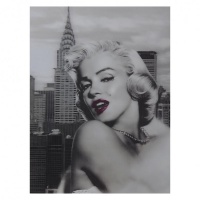 Marilyn Monroe 3D Ahşap Dekoratif Tablo (30X40 Cm)