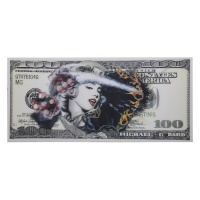 Marilyn Monroe Dolar 3D Lüx Ahşap Dekoratif Tablo