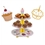 3 Katlı Karton Cupcake Standı